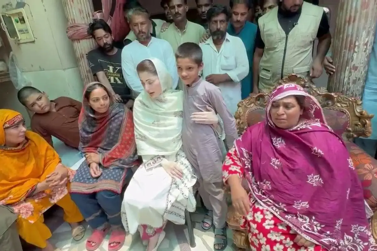 Punjab CM Maryam Nawaz Meets Families Affected by Kahna Tragedy