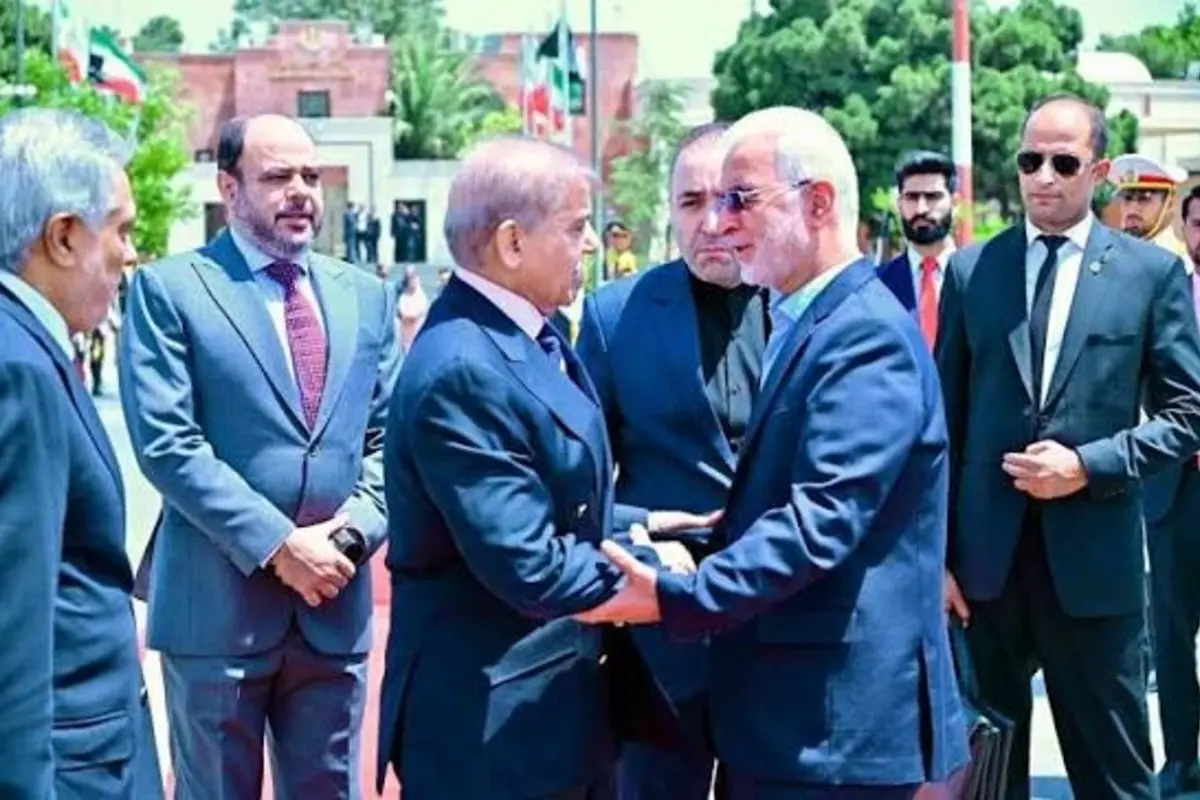 Prime Minister Shehbaz Sharif Meets Iranian Interior Minister Iskandar Momeni