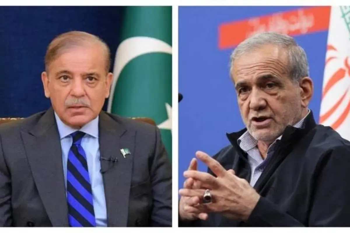 Iranian President Thanks PM Shehbaz Sharif for Attending Martyred Khamenei’s Funeral