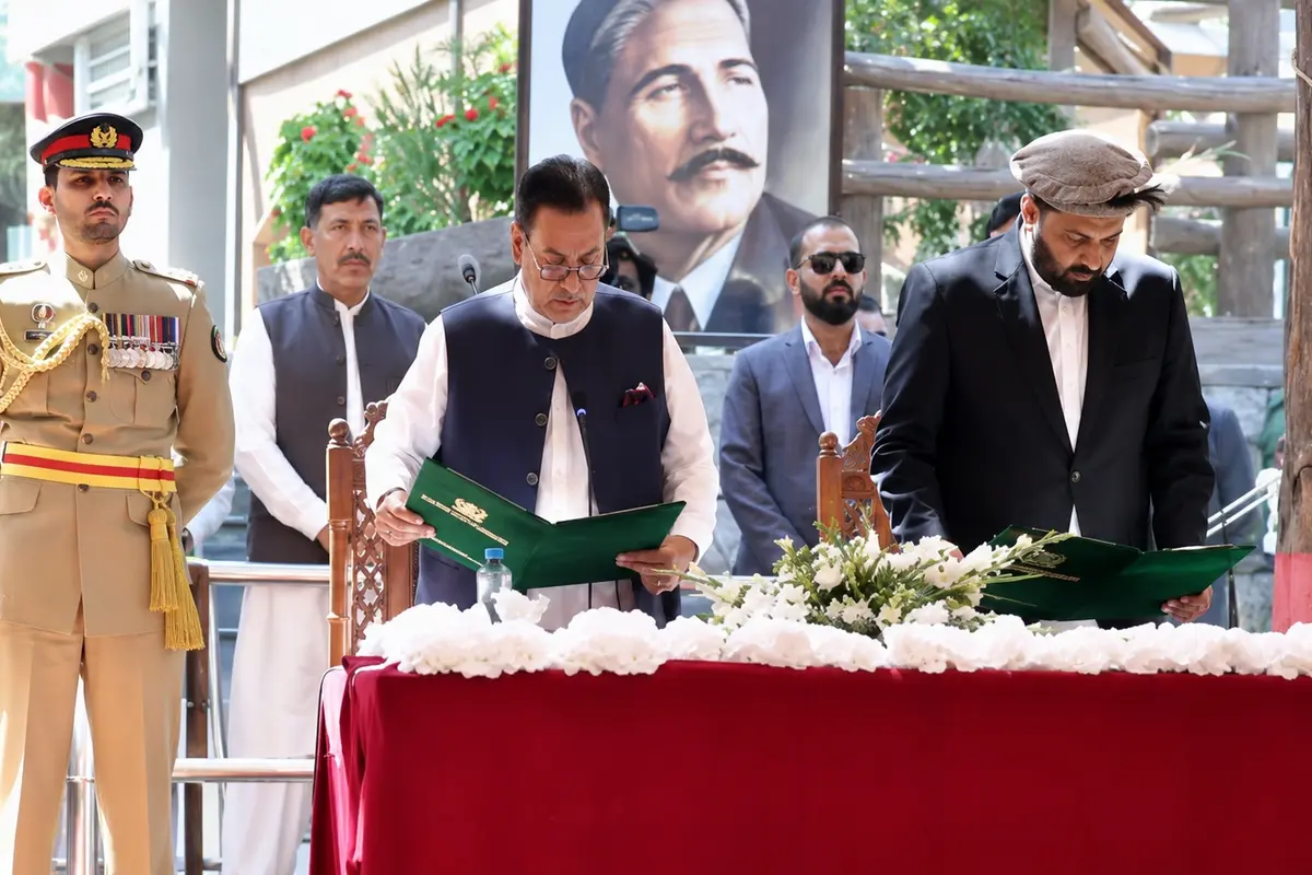 Amjad Hussain Takes Oath as Chief Minister of Gilgit-Baltistan