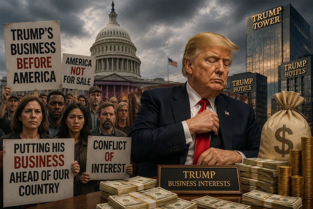 Major Blow for Trump: Most Americans Believe His Business Interests Shape His Decisions