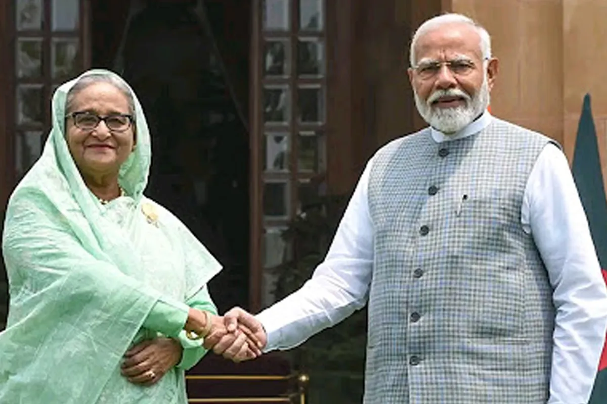 Sheikh Hasina’s New Delhi Appearance Sparks Diplomatic Tensions Between Bangladesh and India