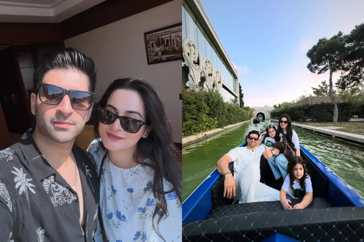 Aiman Khan and Muneeb Butt Share Adorable Family Moments From Baku