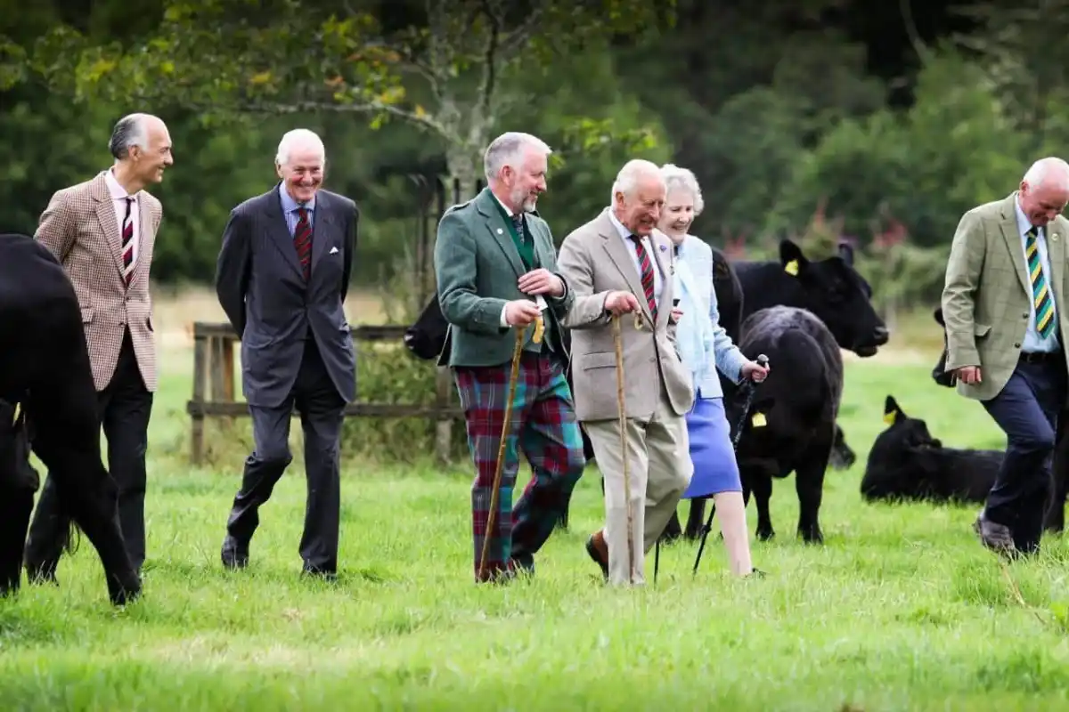 King Charles Attends Aberdeen-Angus Event During Balmoral Summer Break