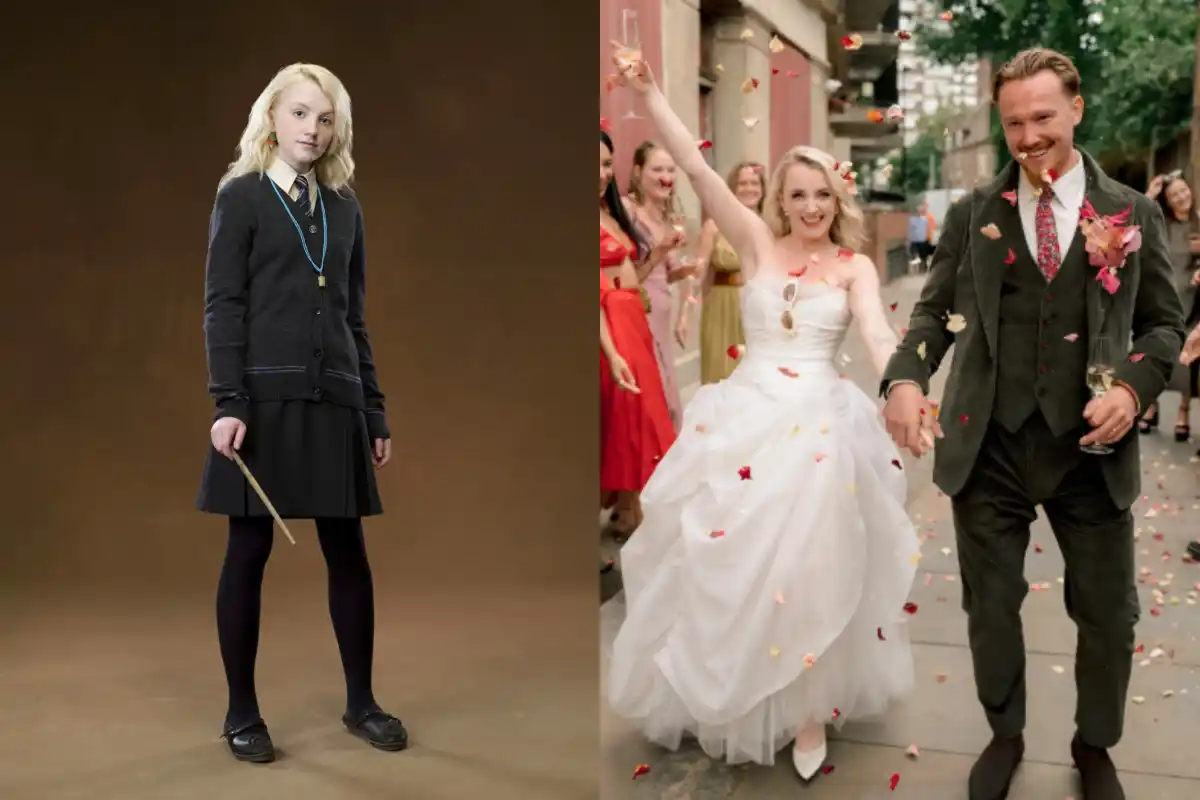 Harry Potter star’Luna Lovegood’ Ties the Knot with Denis Skinner
