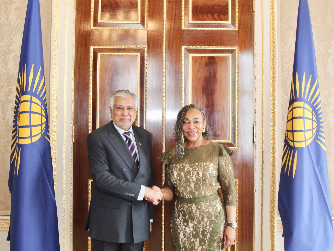 Ishaq Dar, Commonwealth Chief Discuss Climate Resilience, Youth Development and Regional Peace