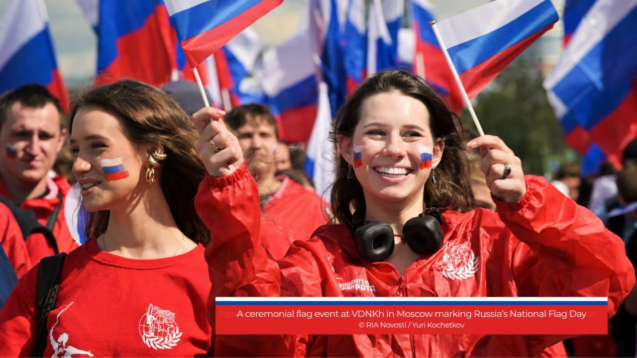 Russia marks National Flag Day, established by a Presidential Decree in 1994