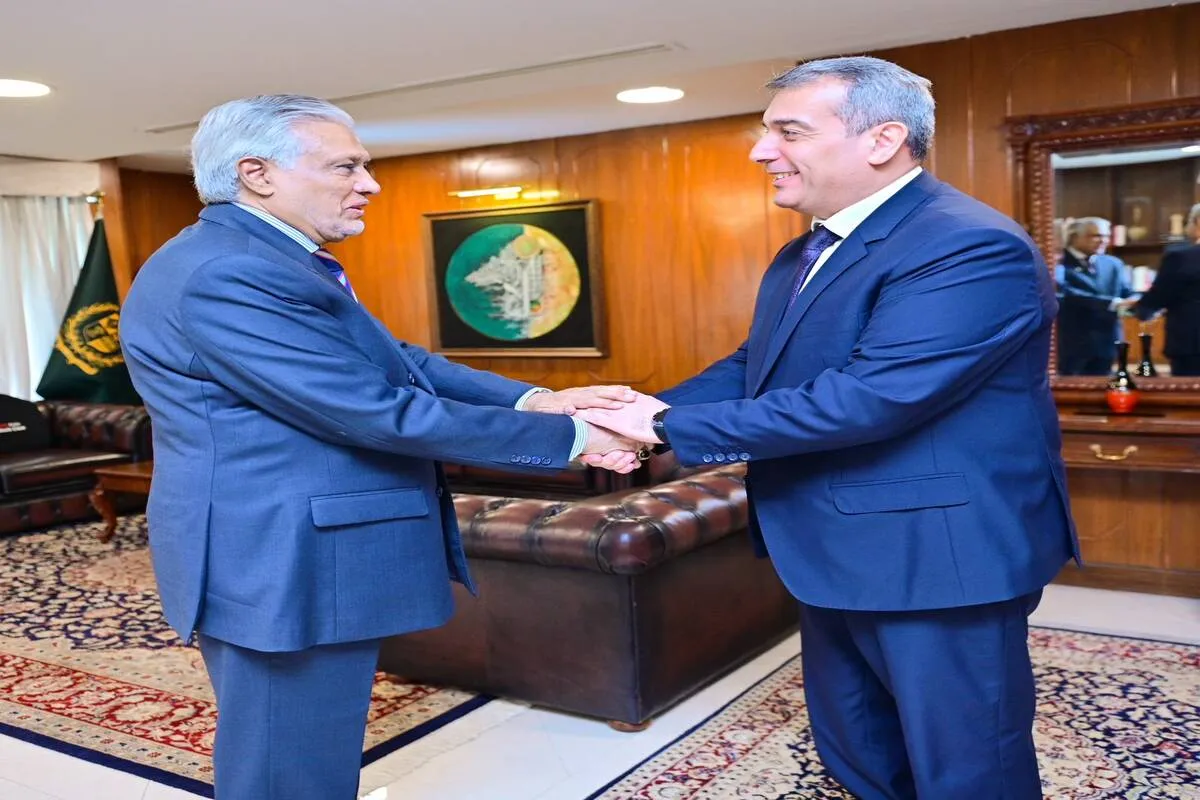 Ishaq Dar Receives Azerbaijani Ambassador for Farewell Call