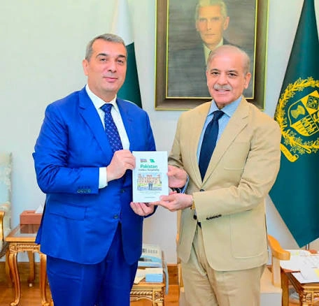 PM Shehbaz Sharif Holds Farewell Meeting with Kazakhstan Ambassador
