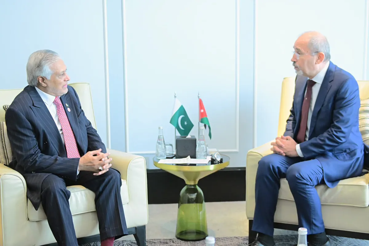 Ishaq Dar, Jordan FM Unite on Palestine, Push for Regional Peace