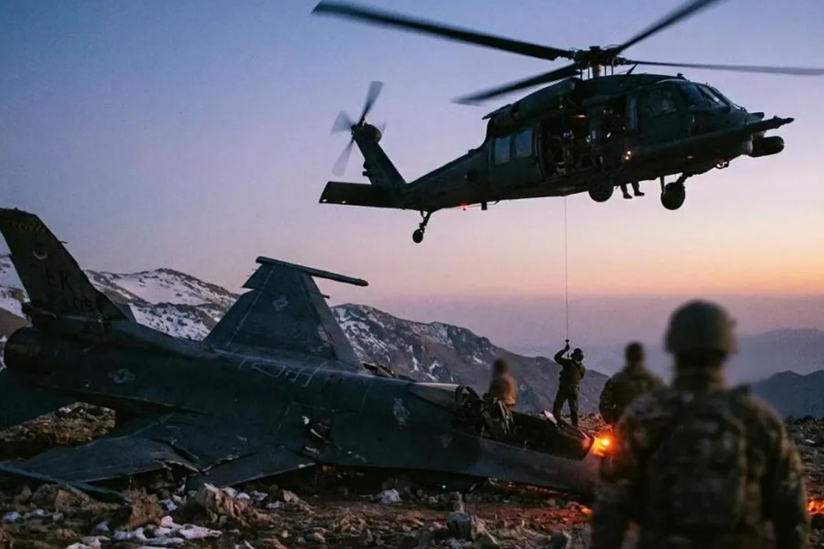 Dramatic Rescue Operation After US F-15E Shot Down Over Iran, New Video Released