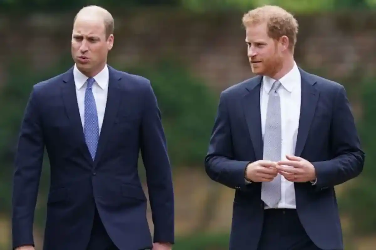 Prince William and Harry Avoid Questions About Princess Diana Memoir