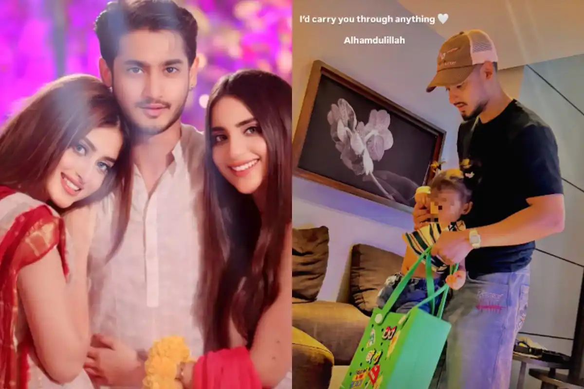 Saboor Aly’s Brother Aly Syed Shares Adorable Moment With Niece Serena