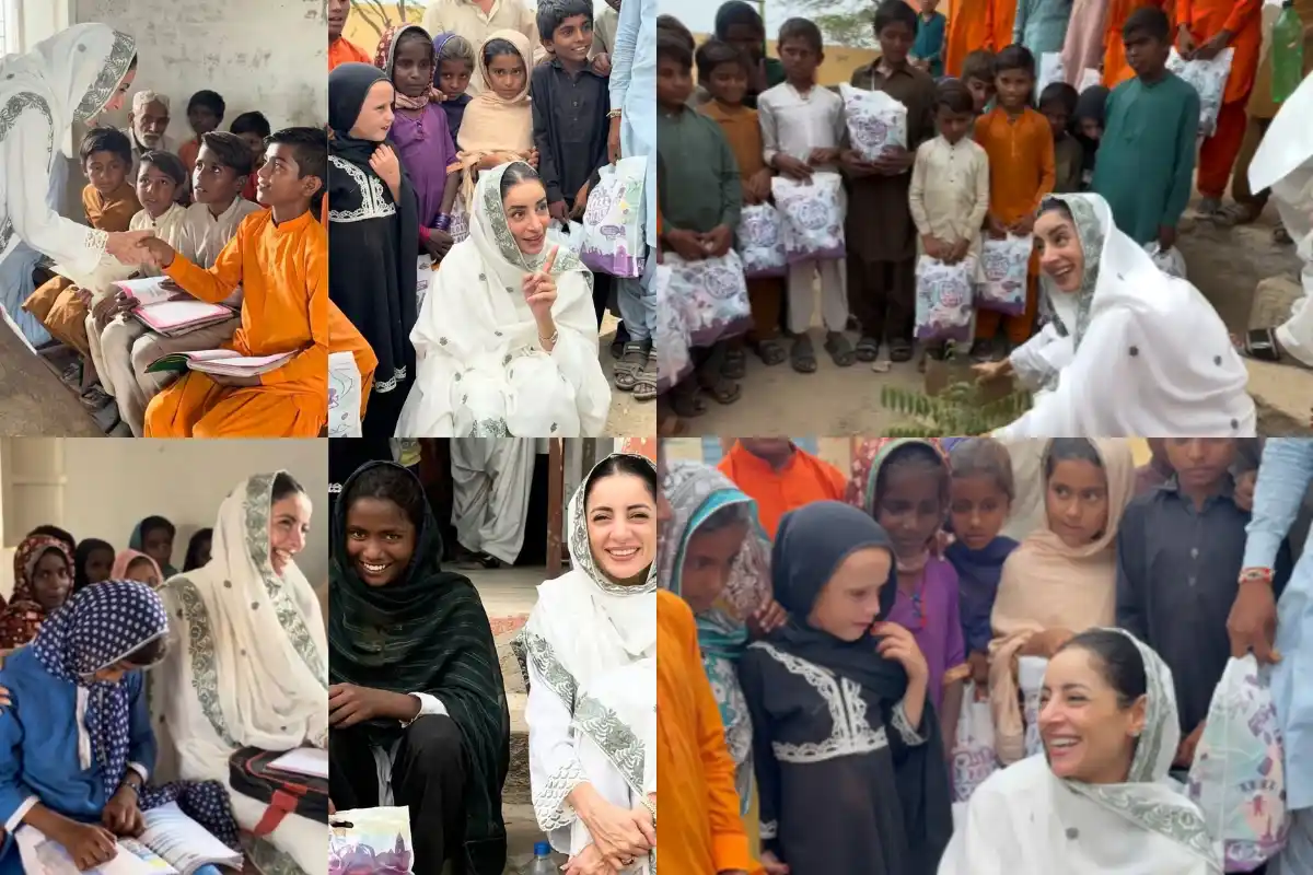 Sarwat Gilani Visits Jhol, Raises Awareness About Child Safety and Environment