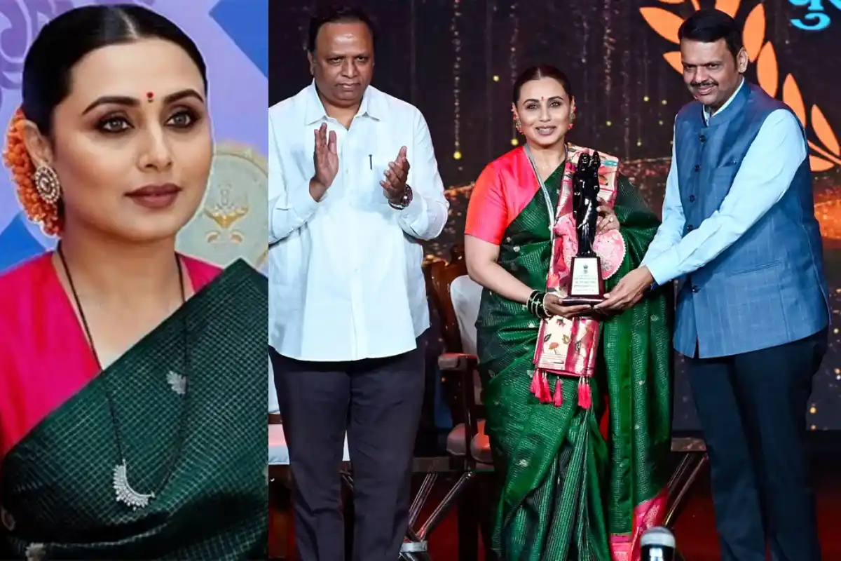 Rani Mukerji Wins Special Honour at 62nd Maharashtra State Film Awards