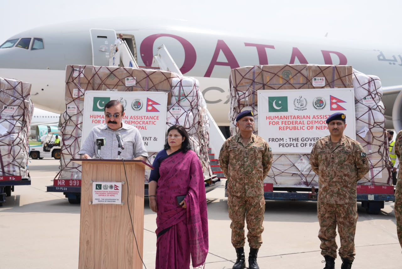 Pakistan Sends 100 Tons of Humanitarian Aid to Flood-Hit Nepal