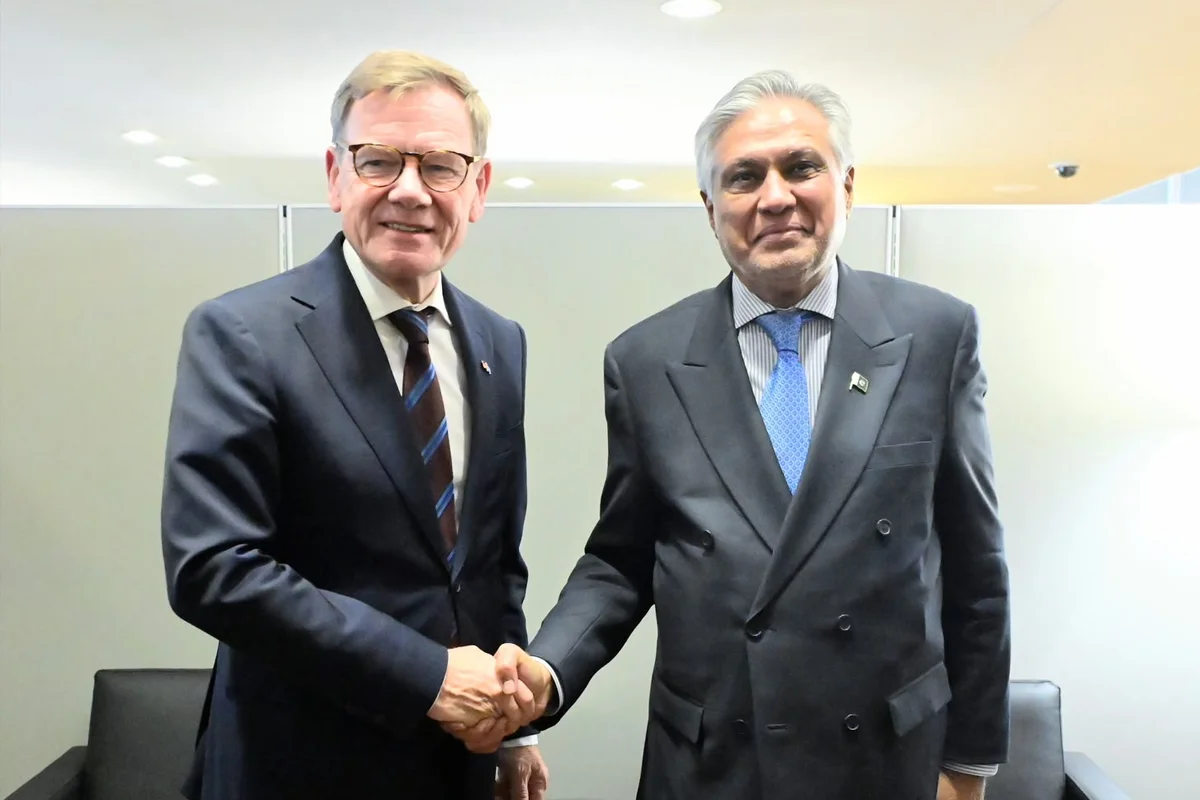 Ishaq Dar, German Foreign Minister Discuss Trade, Investment and Regional Developments at UNGA