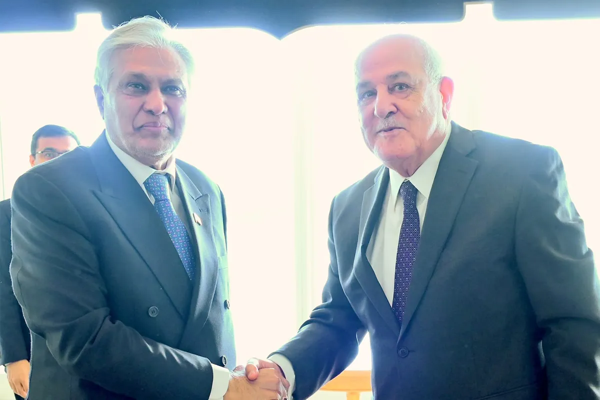 Ishaq Dar Reaffirms Pakistan’s Support for Palestinian Cause in Meeting with Riyad Mansour