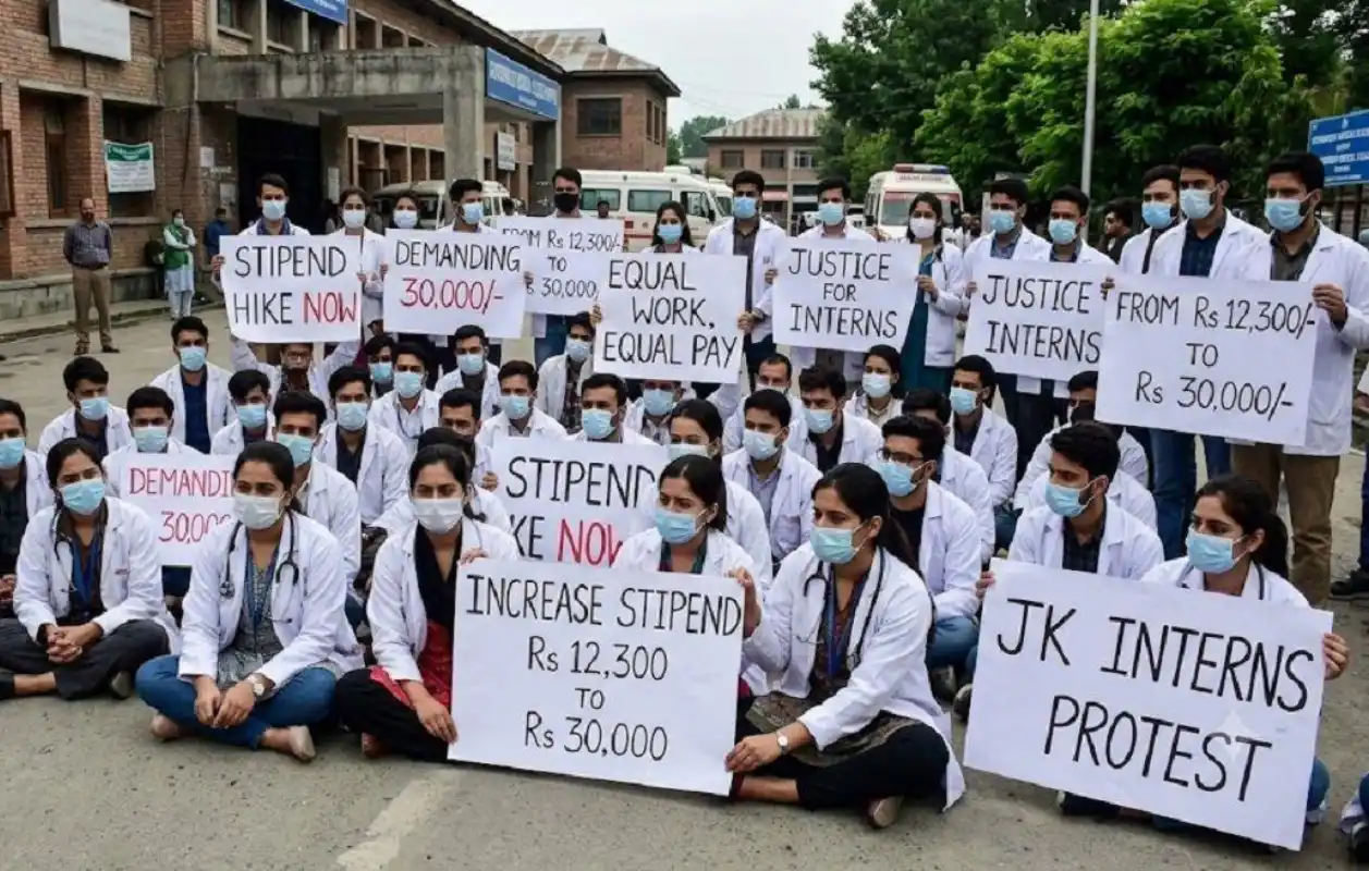 Doctors’ Strike Continues for Fifth Day in Jammu and Kashmir