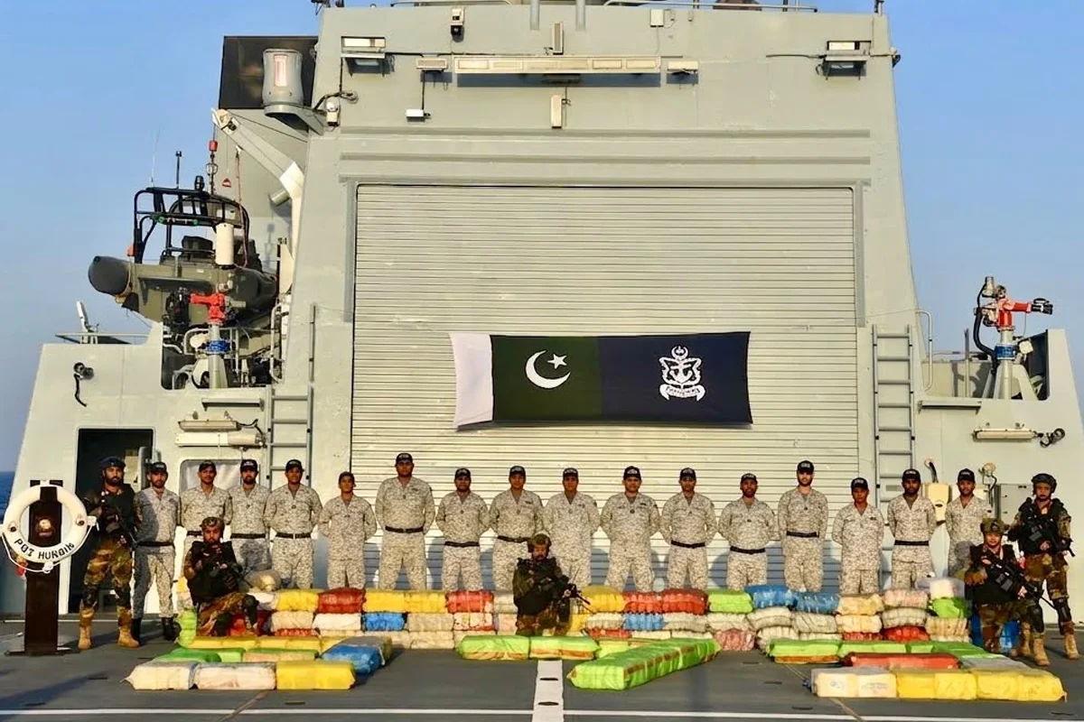 Pakistan Navy Seizes Narcotics Worth $750 Million in Arabian Sea Operation