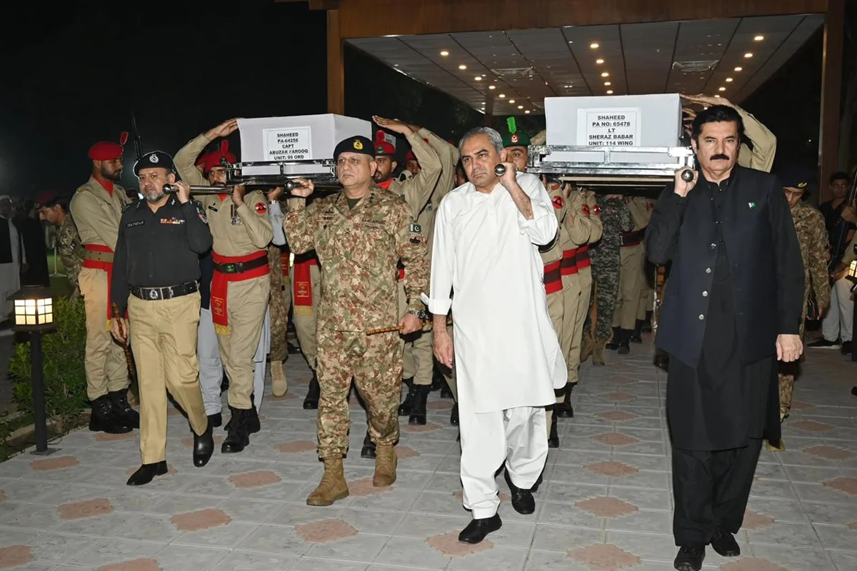 Six Brave Soldiers Martyred in Hangu Laid to Rest with Military Honours