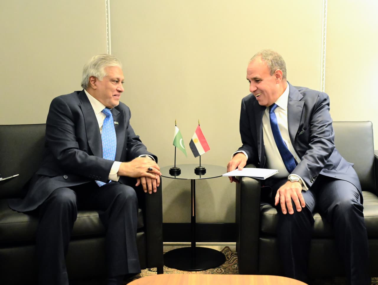 Ishaq Dar, Egyptian Foreign Minister Discuss Bilateral Ties and Regional Developments in New York