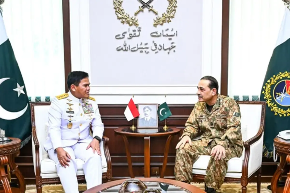 Field Marshal Asim Munir Meets Indonesian Navy Chief to Discuss Defense Cooperation