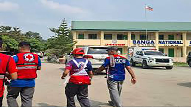 Three people killed and 8 wounded in Philippine high school.
