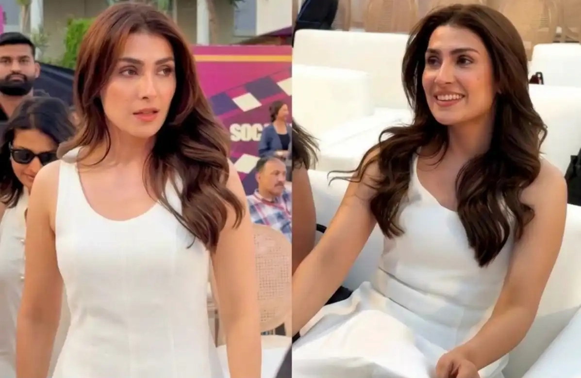 Ayeza Khan’s White Midi Dress Sparks Debate on Social Media