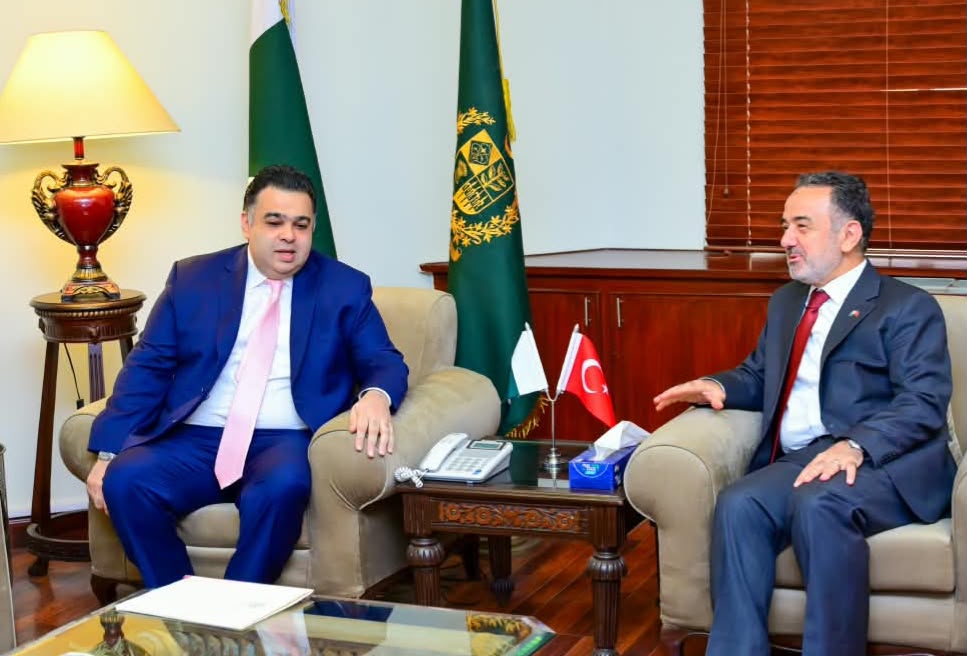 Turkish Ambassador Meets Fahd Haroon, Discusses Digital Cooperation