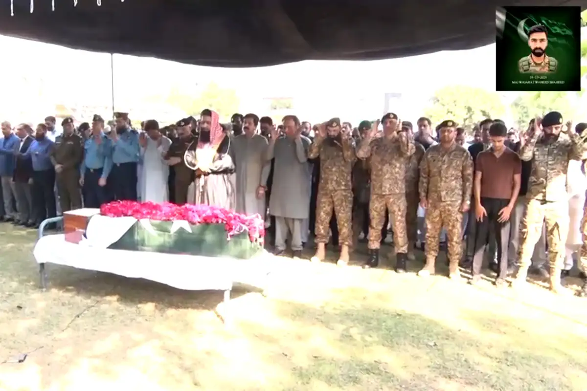 Martyred Major Wajahat Waheed Laid to Rest in Lahore After Sacrifice in Pasni, Balochistan