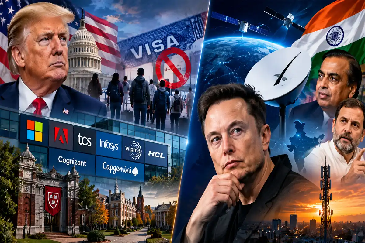 US Immigration Crackdown, Starlink Dispute Put Indian Tech Firms and Corporate Influence Under Scrutiny