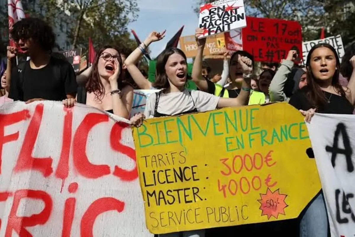France Sees Mass Protests as Students, Parents and Unions Take to Streets
