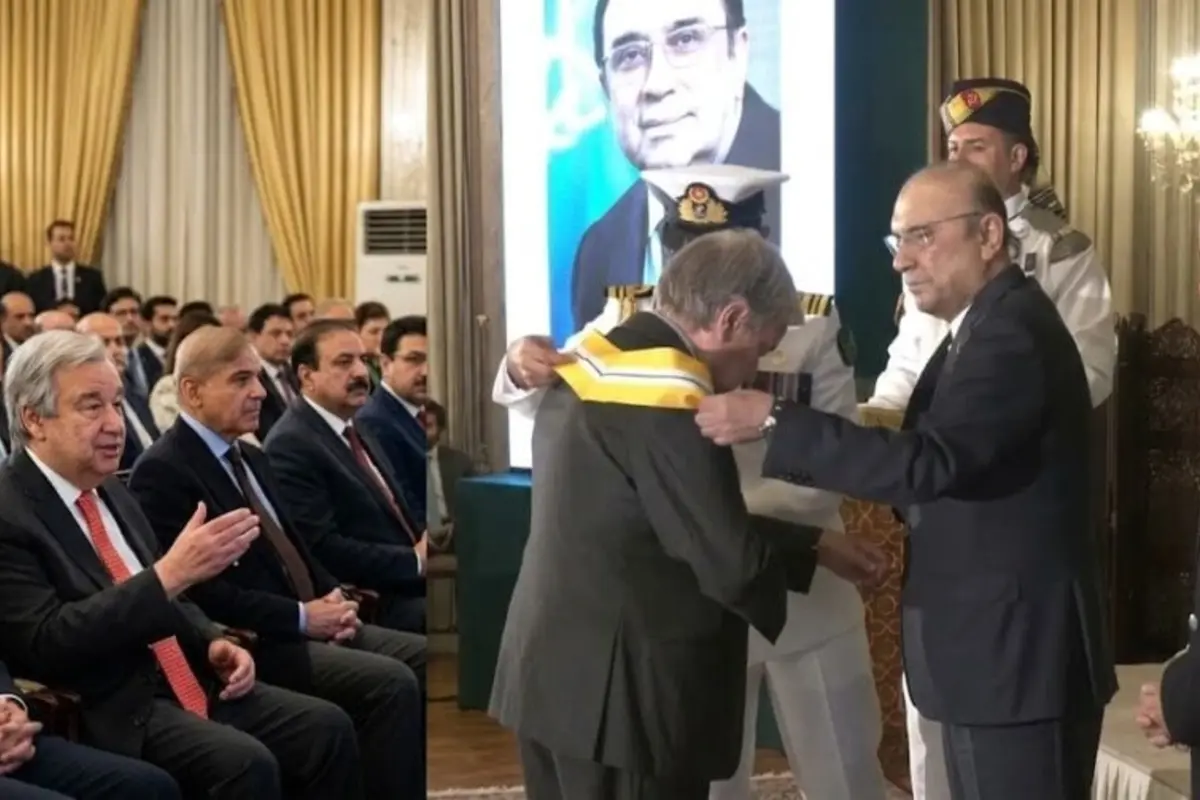 President Confers Nishan-e-Imtiaz on UN Secretary-General Antonio Guterres