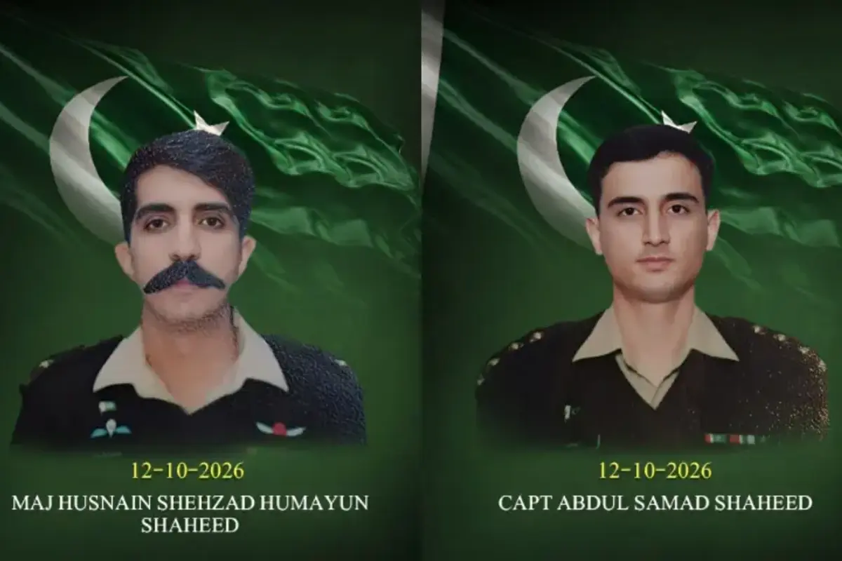 Funeral Prayers Held for Major Hasnain Shahzad Humayun and Captain Abdul Samad