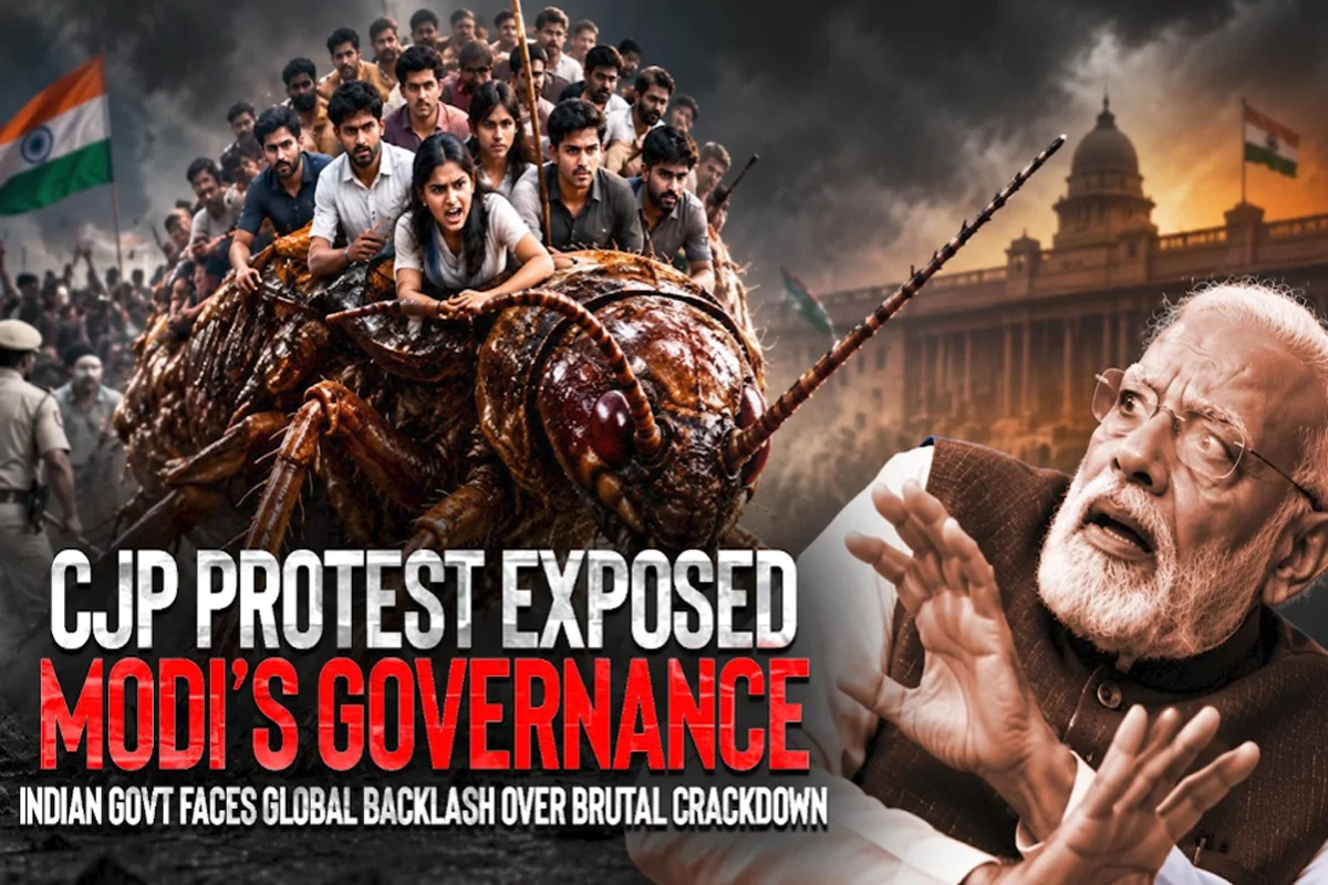 CJP Protest Crackdown Fuels International Scrutiny of Modi Government