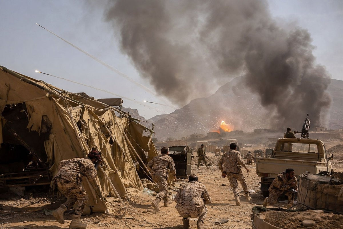 Houthi Militia Missile Attack Kills More Than 50 at Yemen Military Training Camp